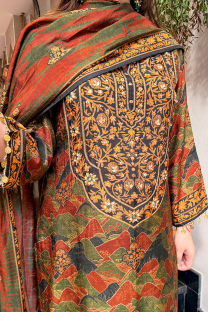 Nayara Floral Printed Long Suit Set