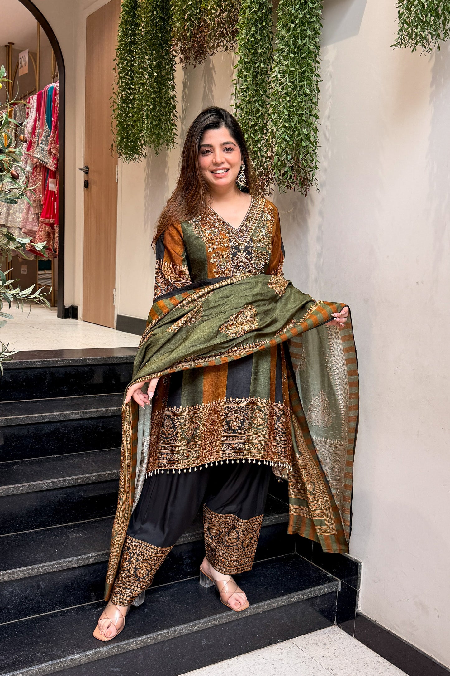 Shree Printed Farshi Salwar Set