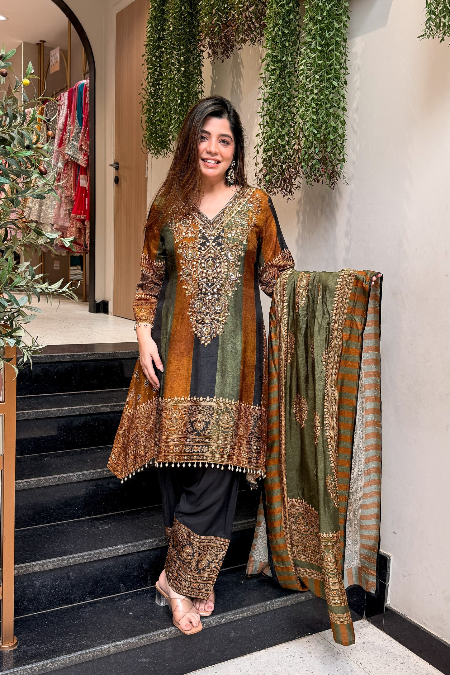 Shree Printed Farshi Salwar Set
