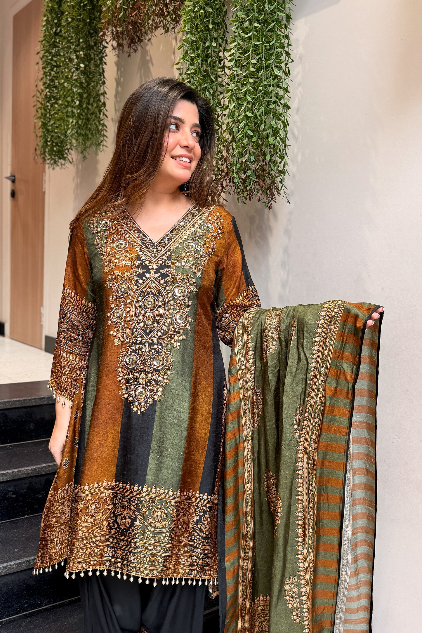 Shree Printed Farshi Salwar Set