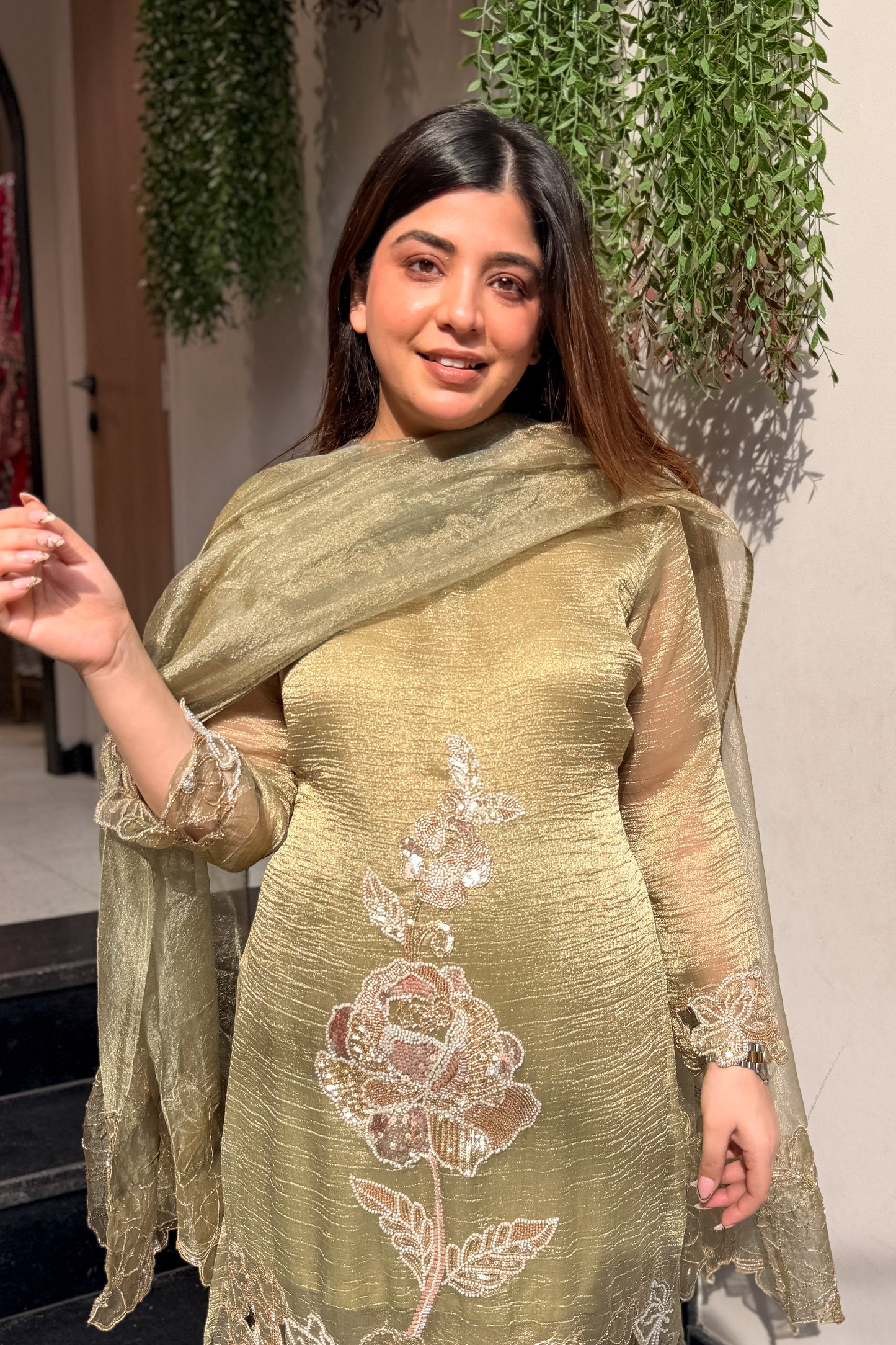 Ayesha Hand Embroidered Suit Set