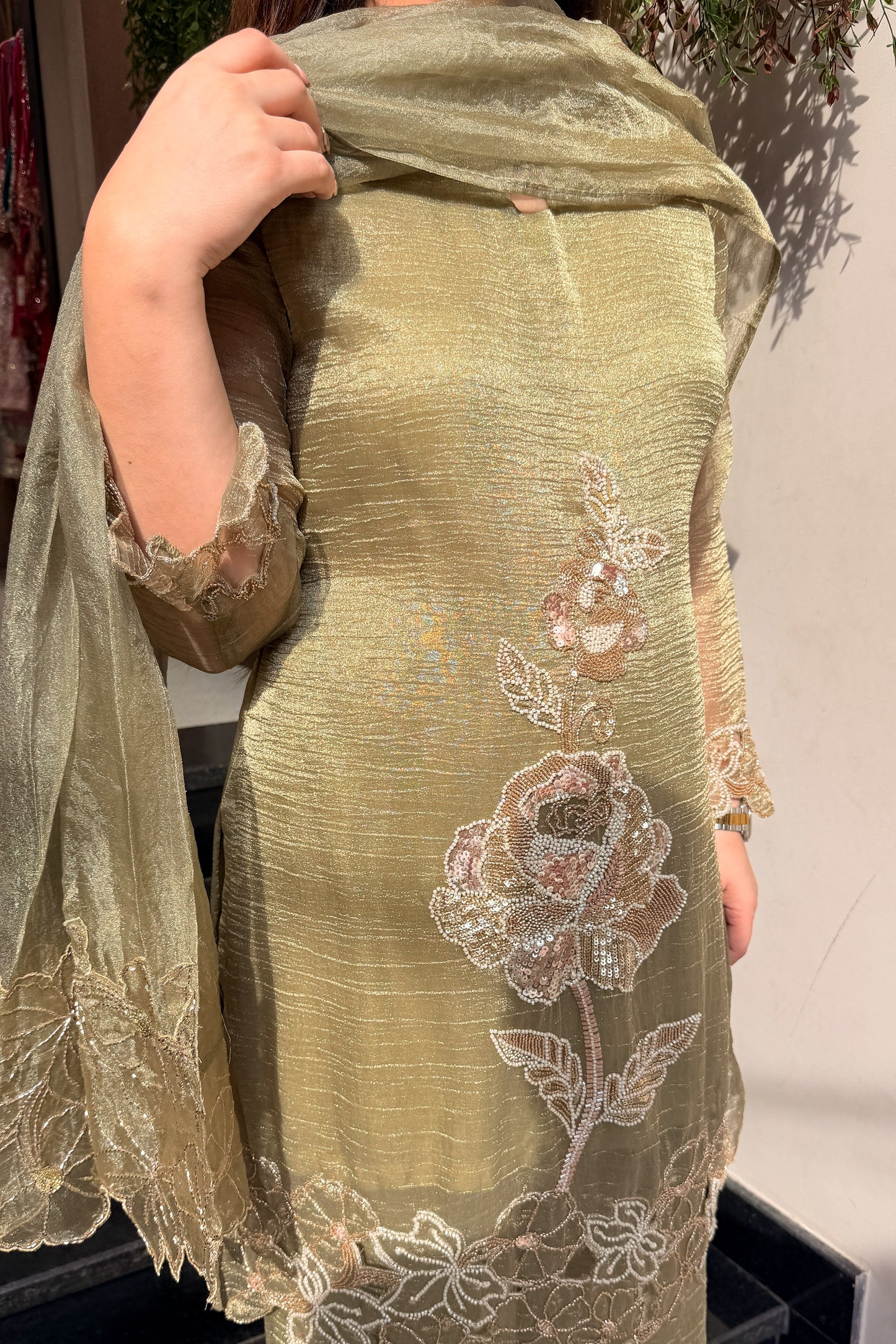 Ayesha Hand Embroidered Suit Set