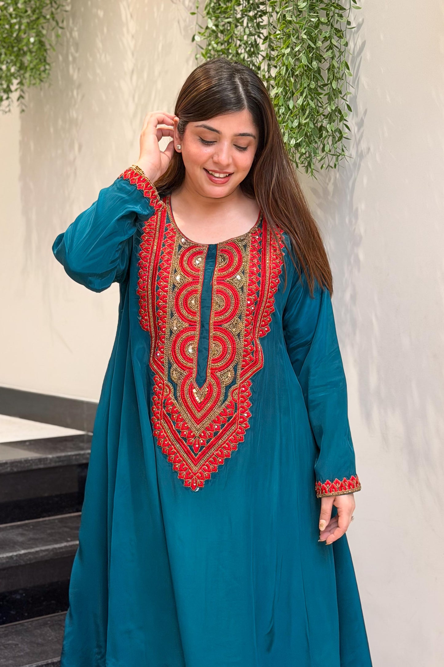 Tashi Embroidered Co ord Set