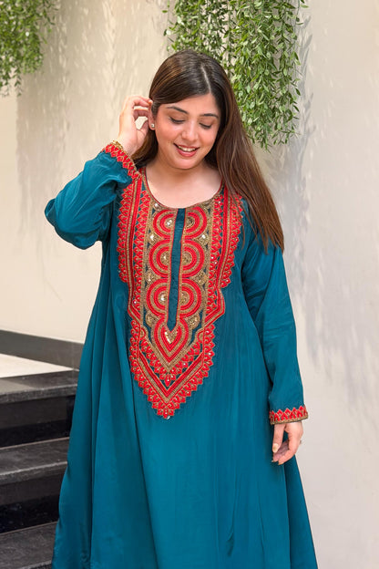 Tashi Embroidered Co ord Set