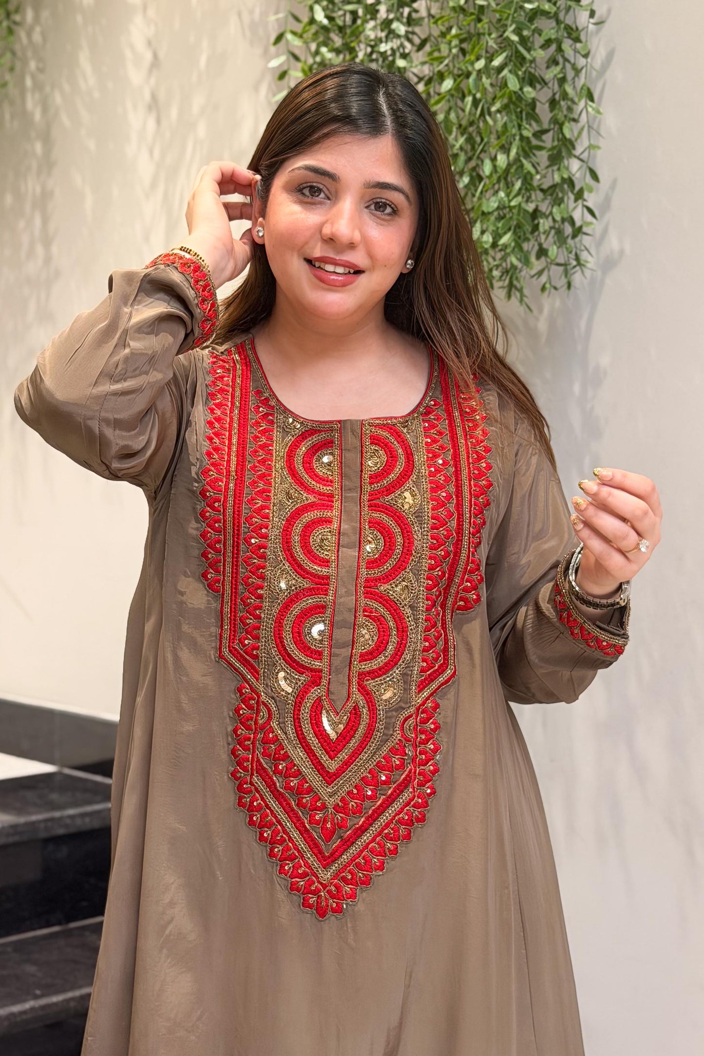 Tashi Embroidered Co ord Set