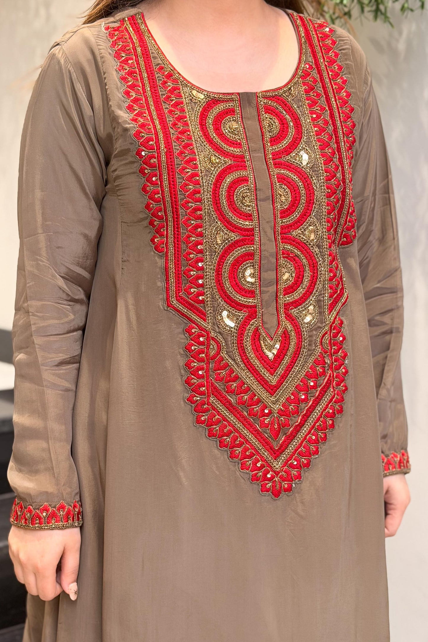 Tashi Embroidered Co ord Set