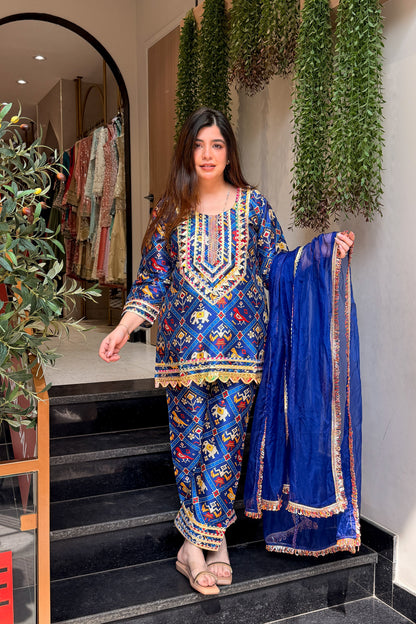Ifrah Printed & Embroidered Suit Set
