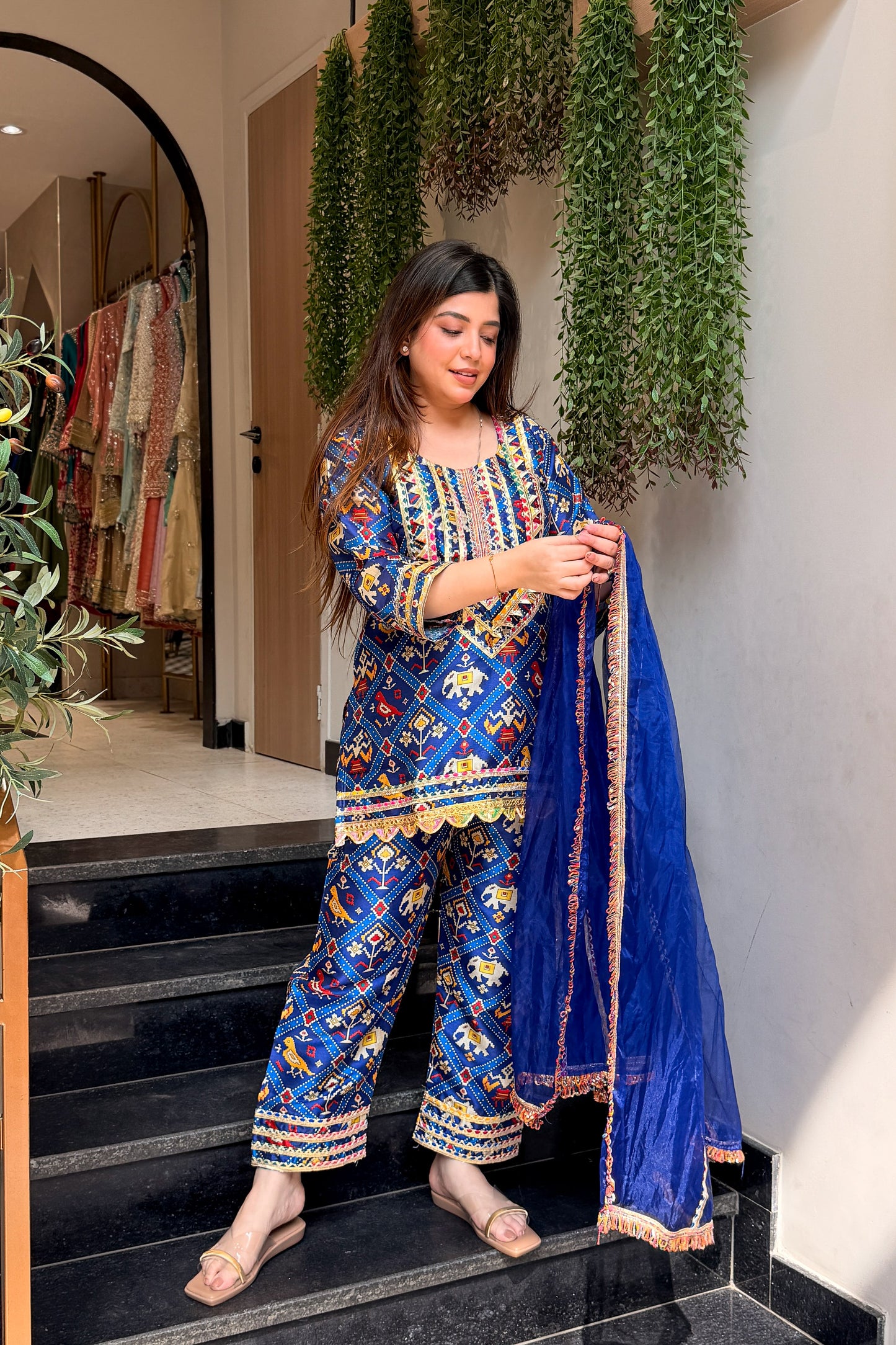 Ifrah Printed & Embroidered Suit Set