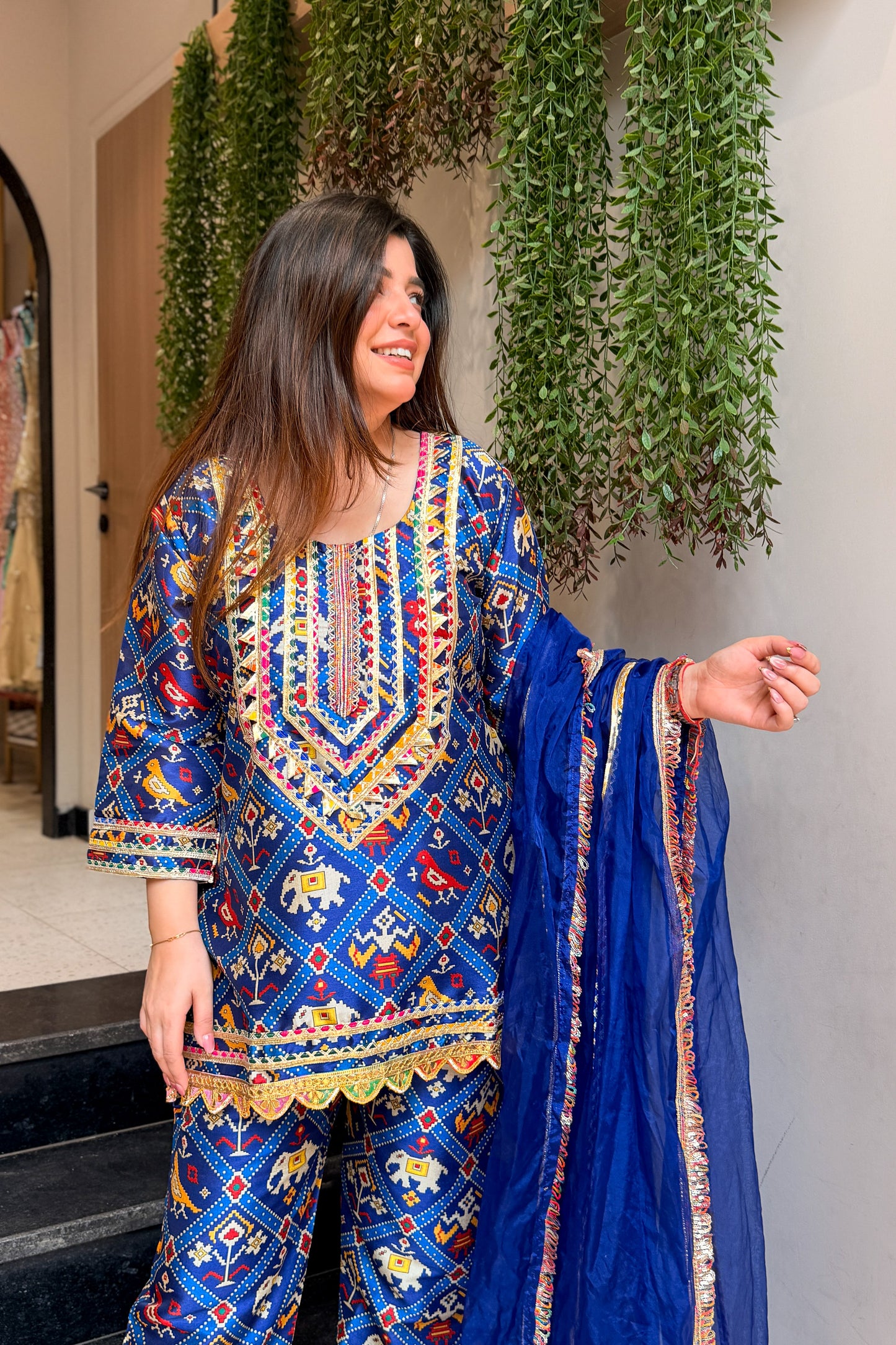 Ifrah Printed & Embroidered Suit Set