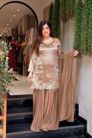 Maheya Hand Embroidered Suit Set
