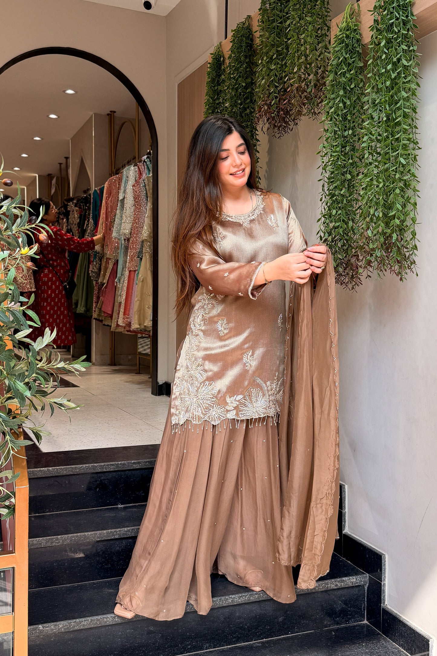 Maheya Hand Embroidered Suit Set