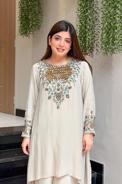 Zivya Embroidered Co ord Set