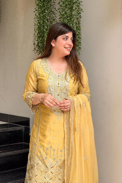 Noorika Embroidered Suit Set