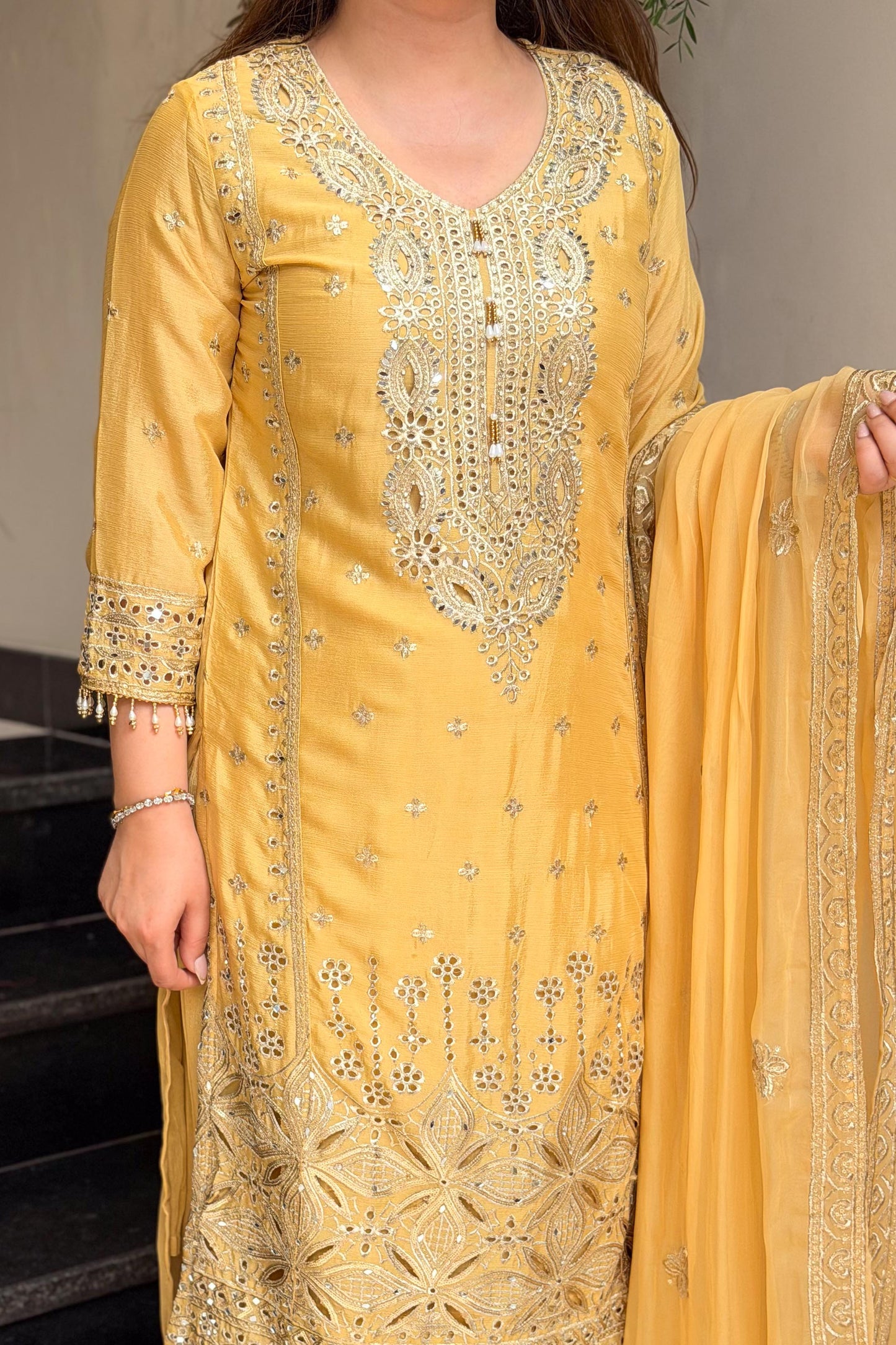 Noorika Embroidered Suit Set