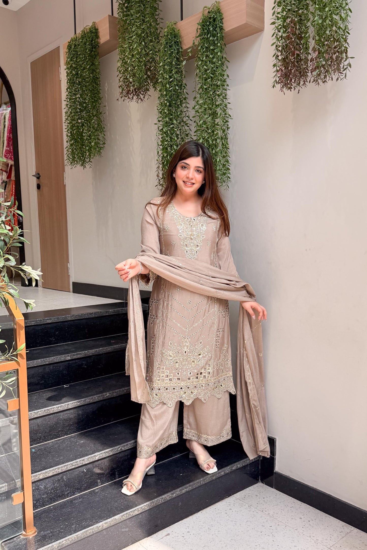 Noorika Embroidered Suit Set