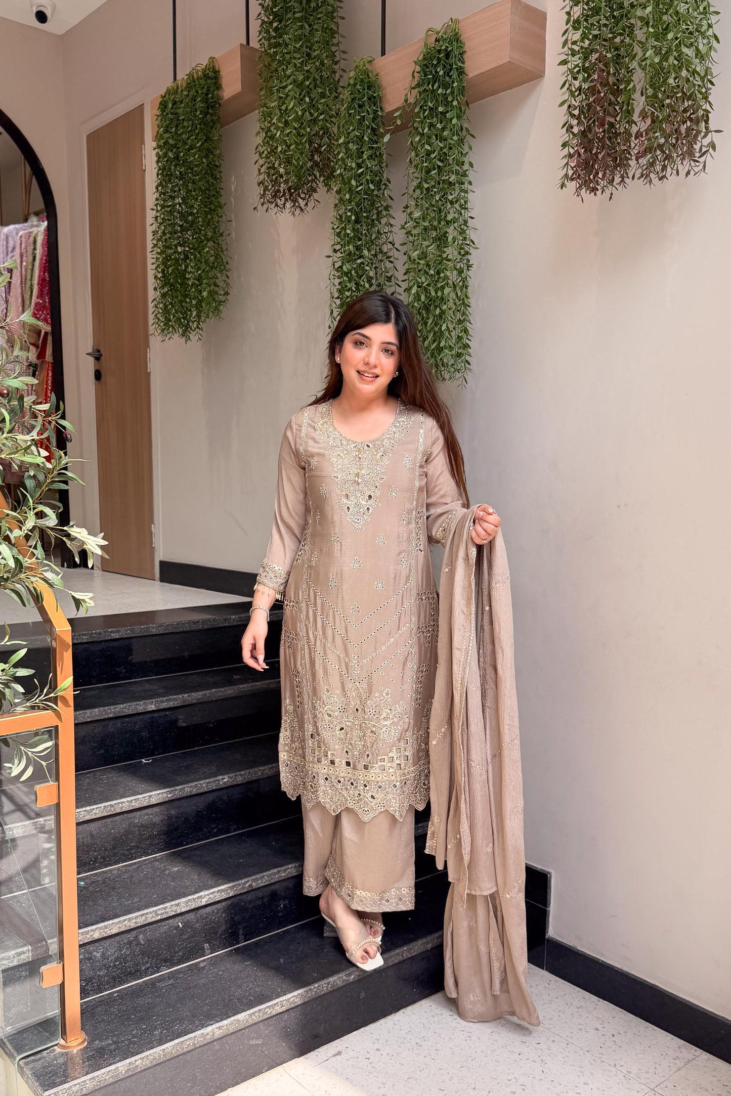 Noorika Embroidered Suit Set