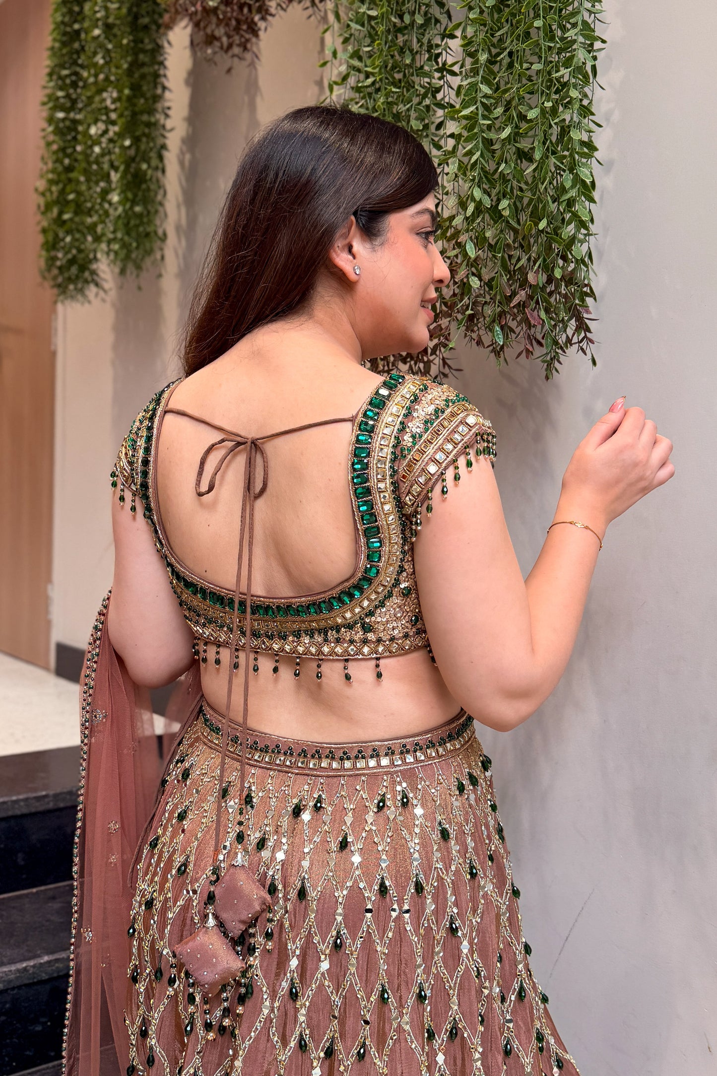 Kairya Hand Embroidered Lehenga