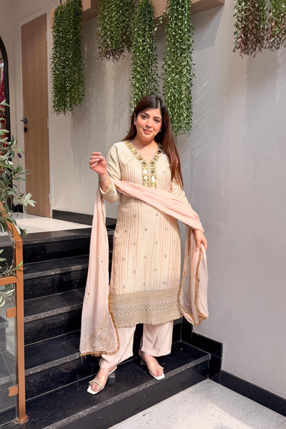 Suhira Mirror Detailing Suit Set