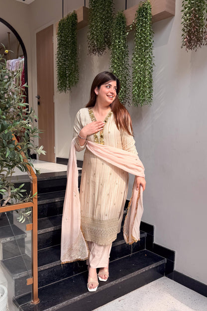 Suhira Mirror Detailing Suit Set