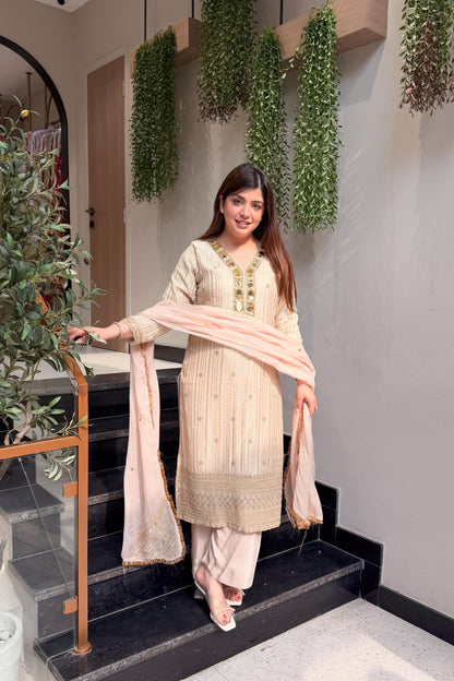 Suhira Mirror Detailing Suit Set