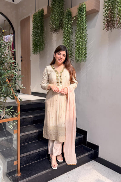 Suhira Mirror Detailing Suit Set