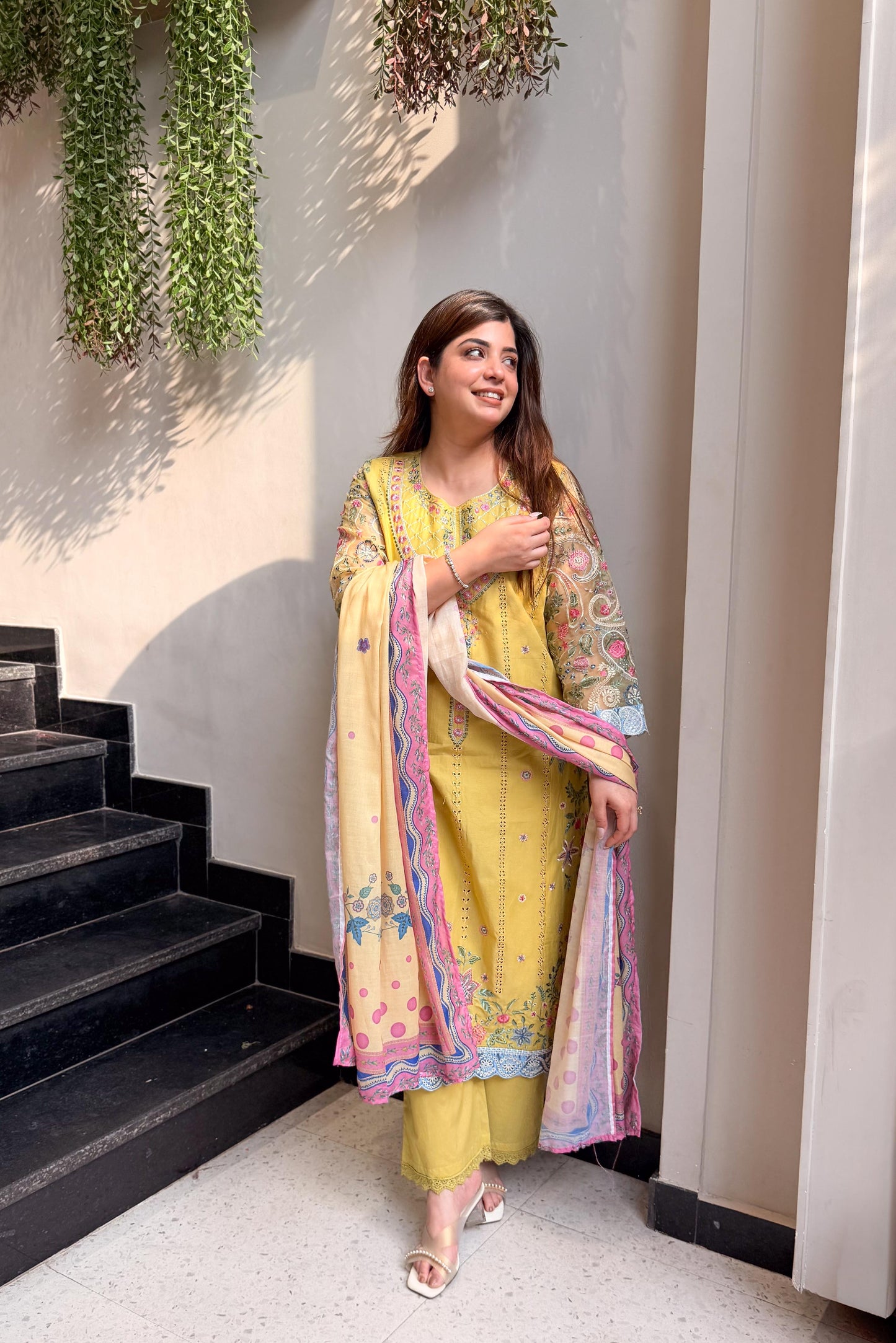 Sabeeka Pakistani Embroidered Suit Set