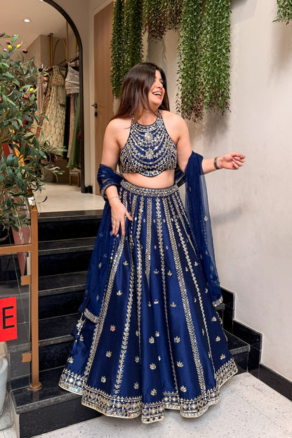 Avelia Hand Embroidered Lehenga