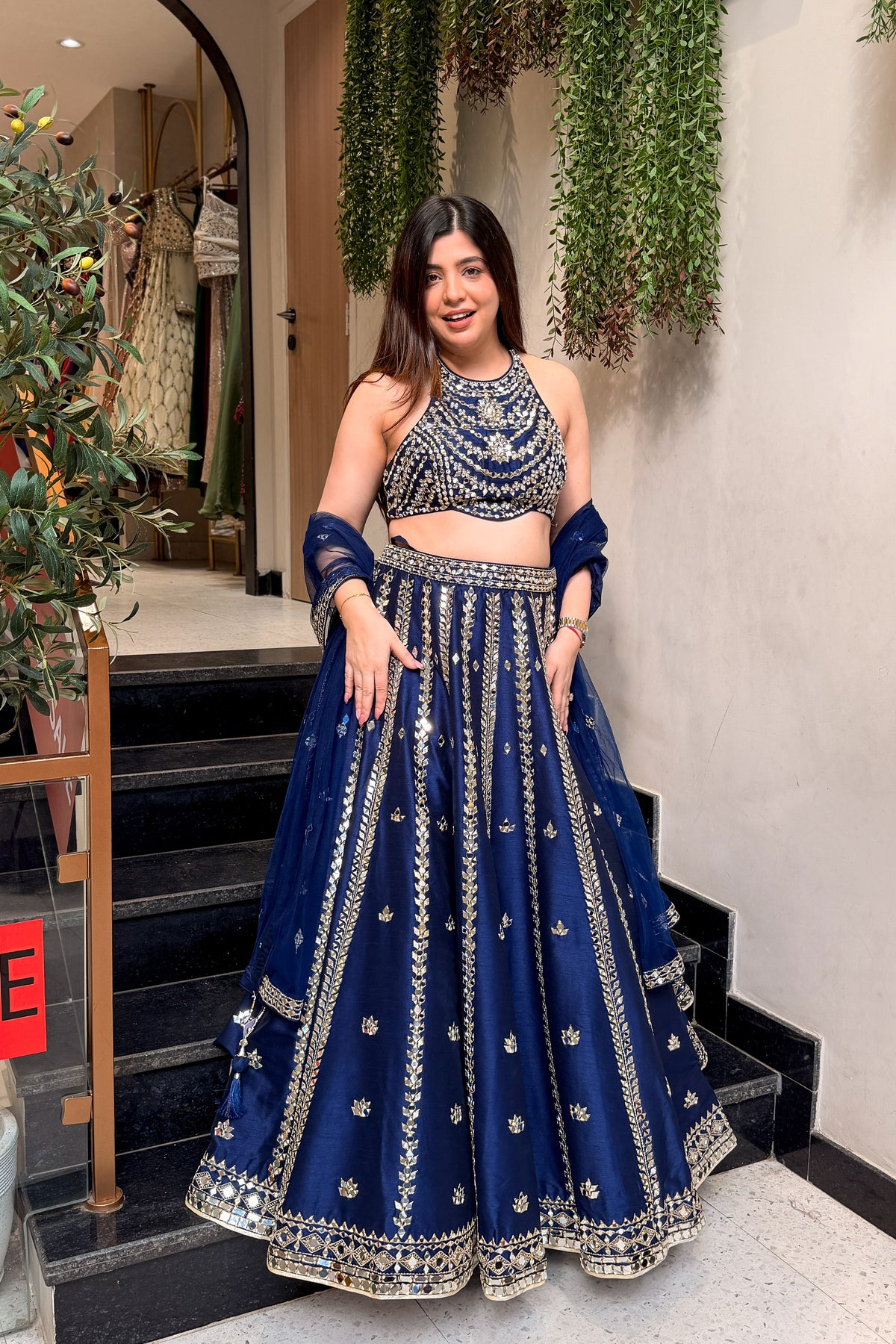 Avelia Hand Embroidered Lehenga