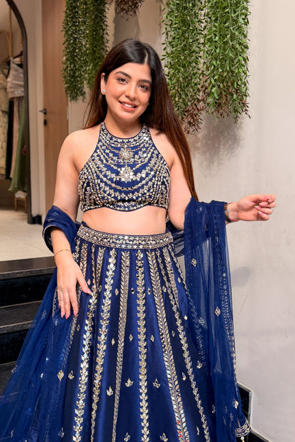 Avelia Hand Embroidered Lehenga