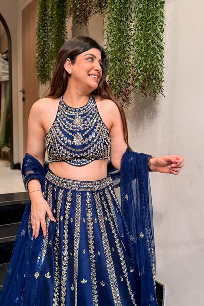 Avelia Hand Embroidered Lehenga