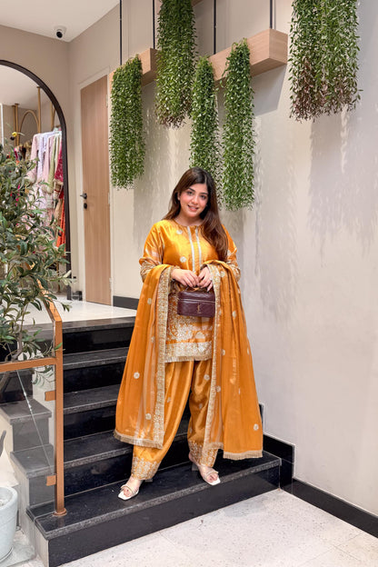 Indhira Gotta Detailing Farshi Salwar Set