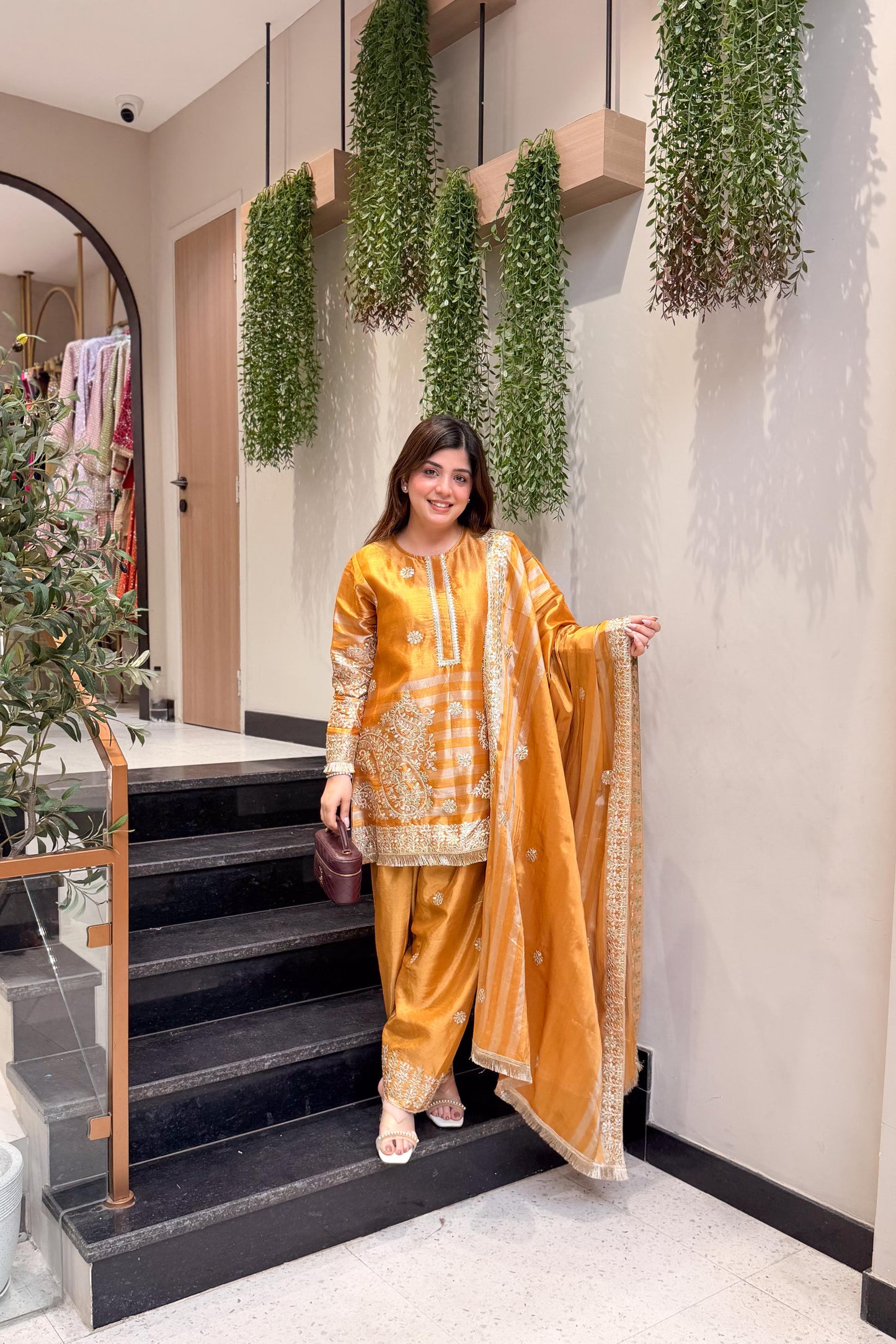 Indhira Gotta Detailing Farshi Salwar Set