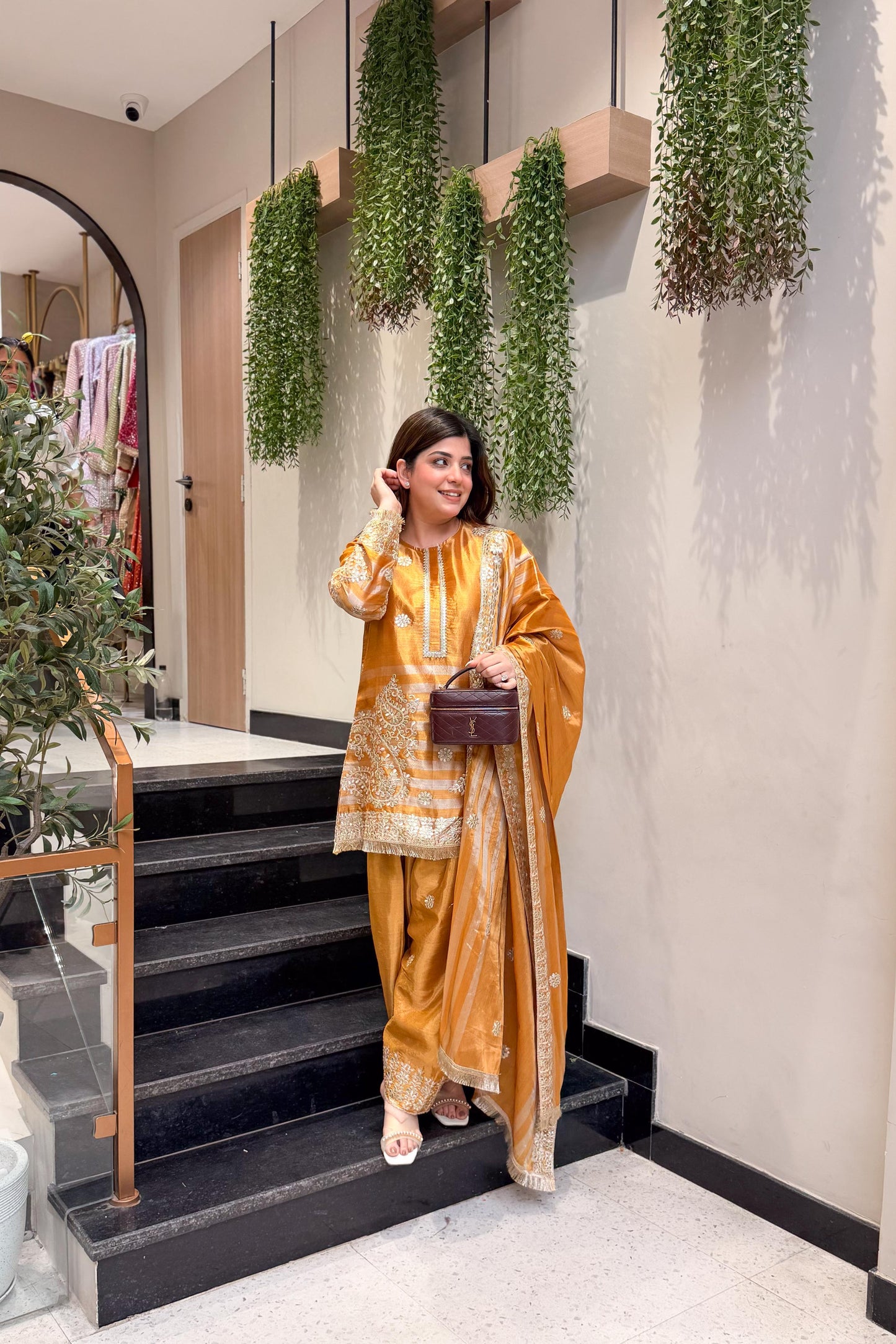 Indhira Gotta Detailing Farshi Salwar Set