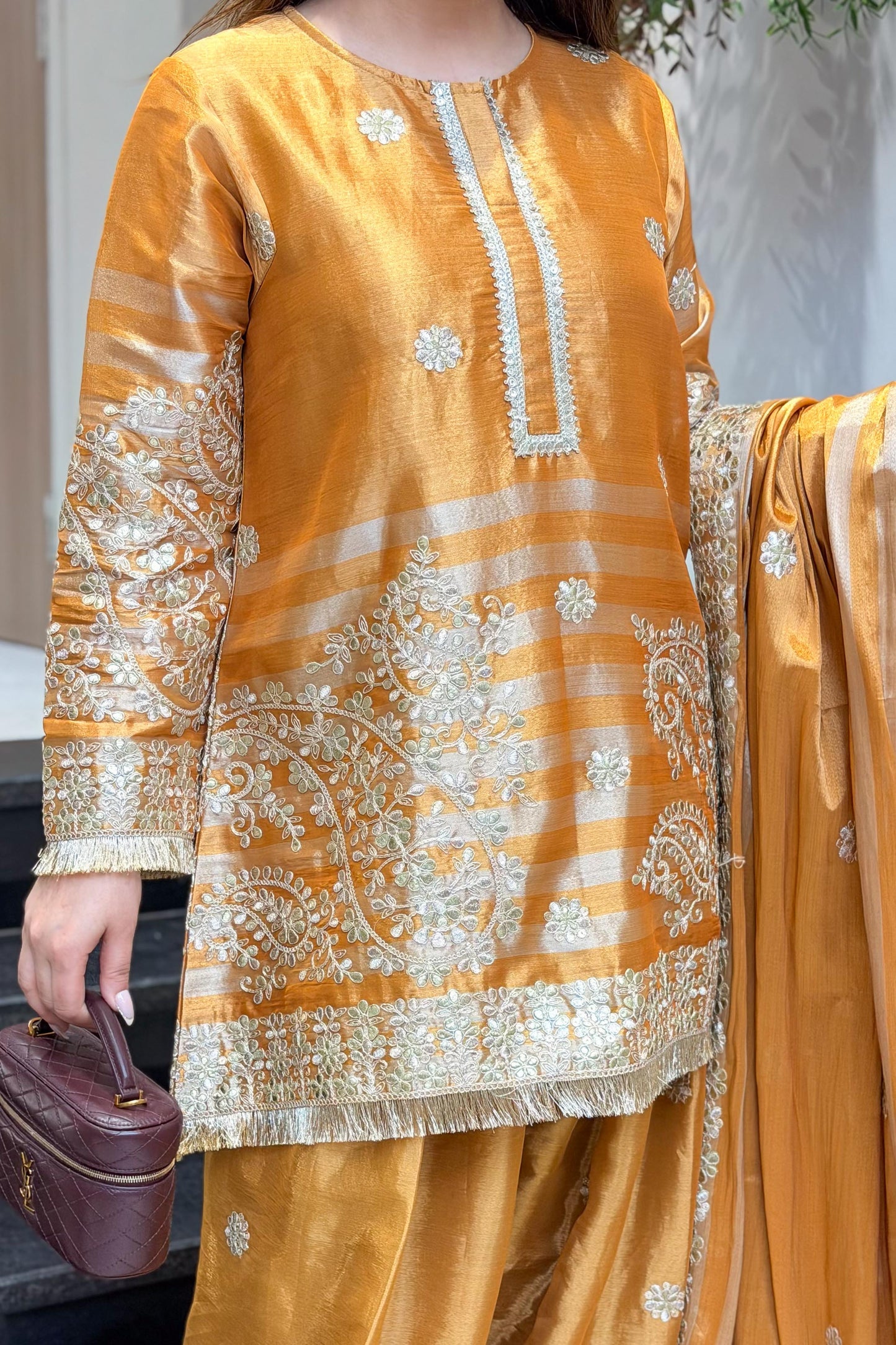 Indhira Gotta Detailing Farshi Salwar Set