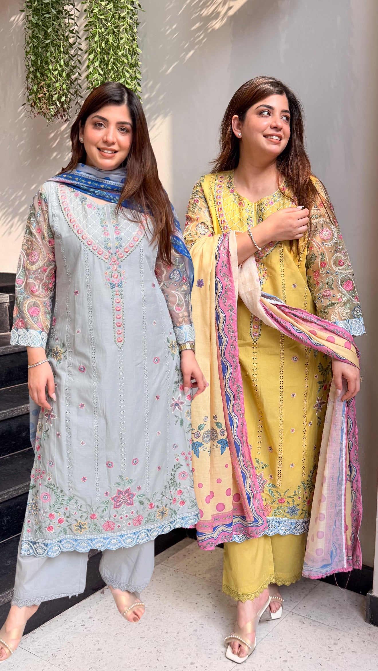 Sabeeka Pakistani Embroidered Suit Set