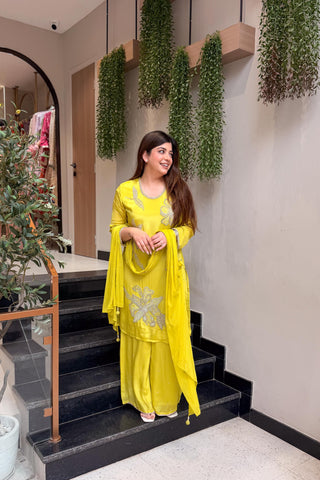 Areeba Floral Embroidered Suit Set