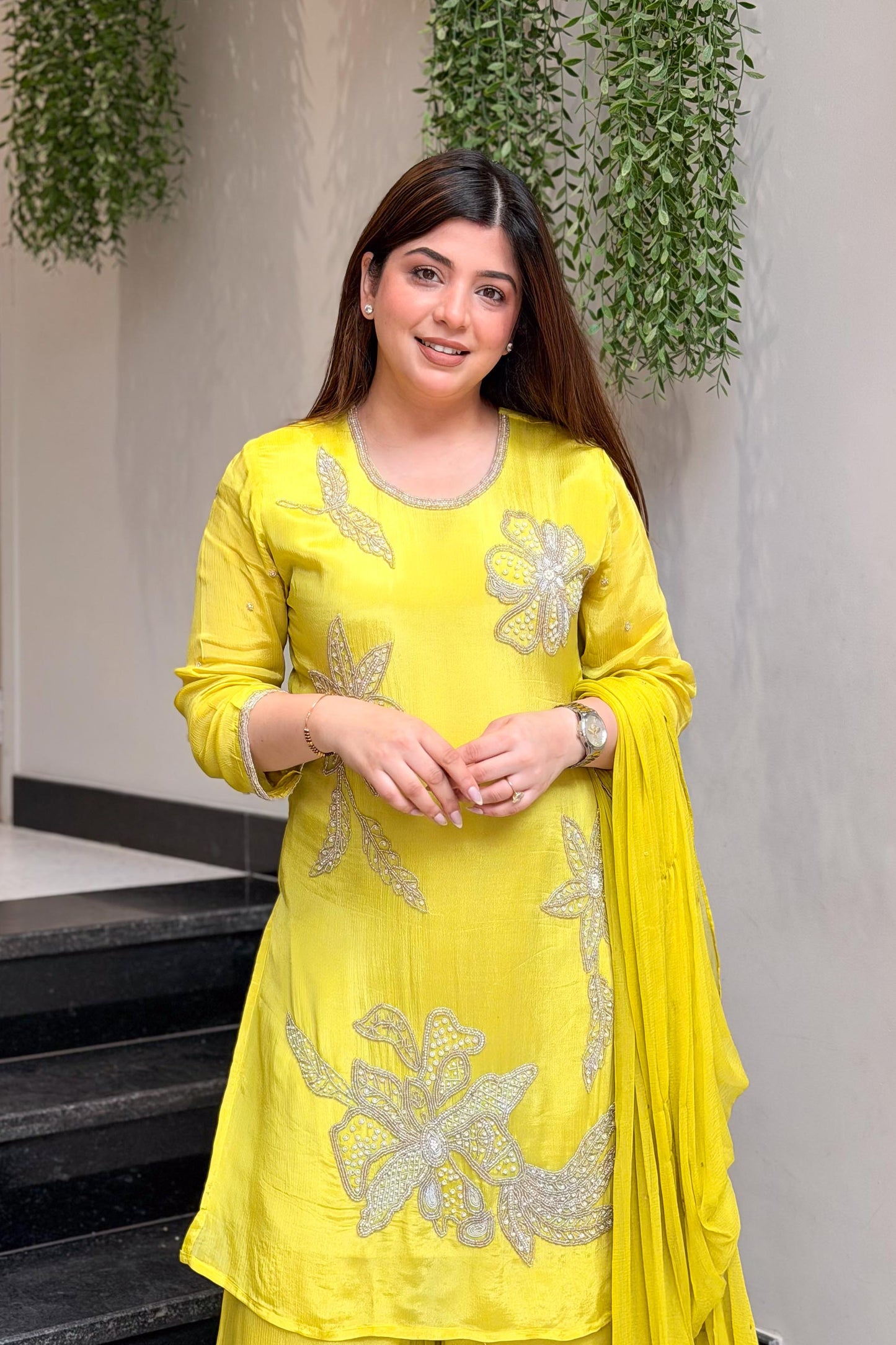 Areeba Floral Embroidered Suit Set