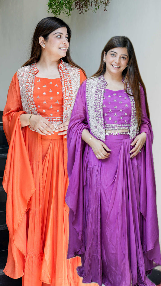 Kanira Embroidered Three Piece Set