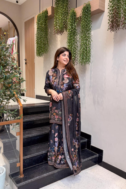 Amala Floral Printed Sharara Set