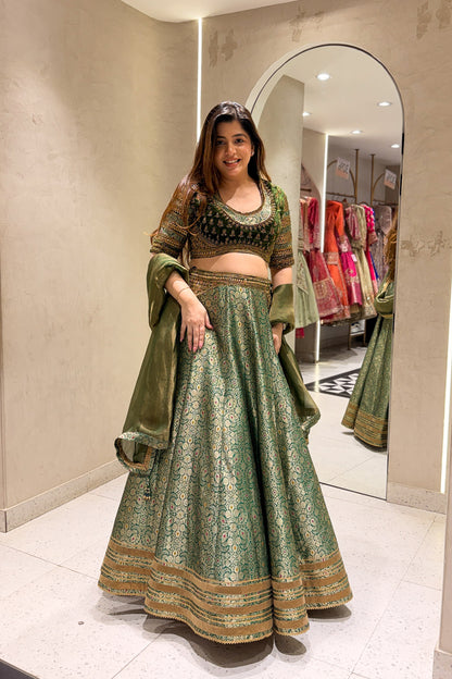 Navrooh Hand Embroidered Lehenga
