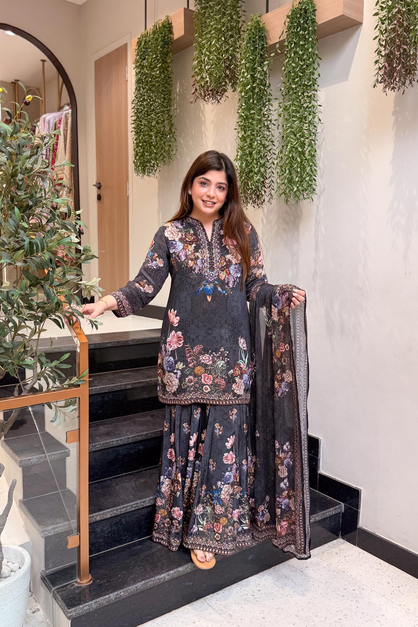 Amala Floral Printed Sharara Set