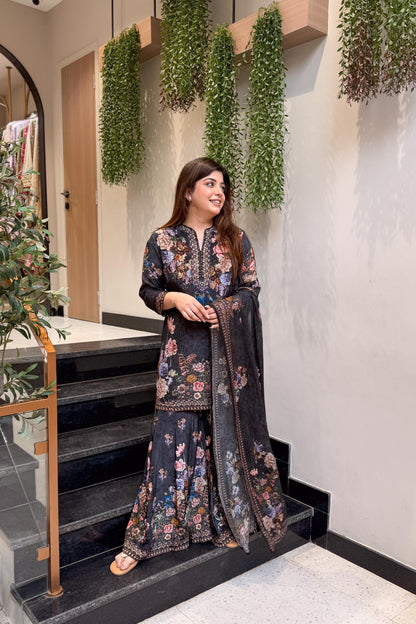 Amala Floral Printed Sharara Set