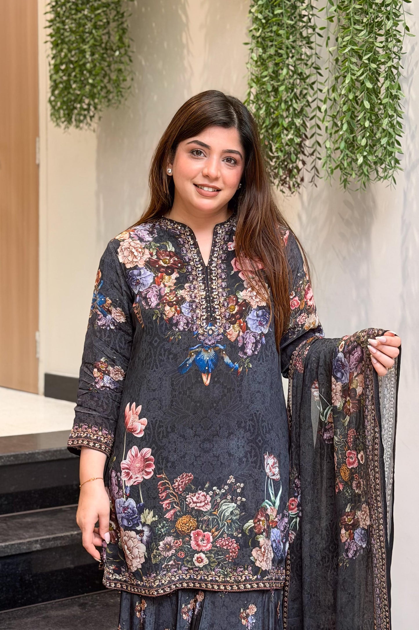 Amala Floral Printed Sharara Set