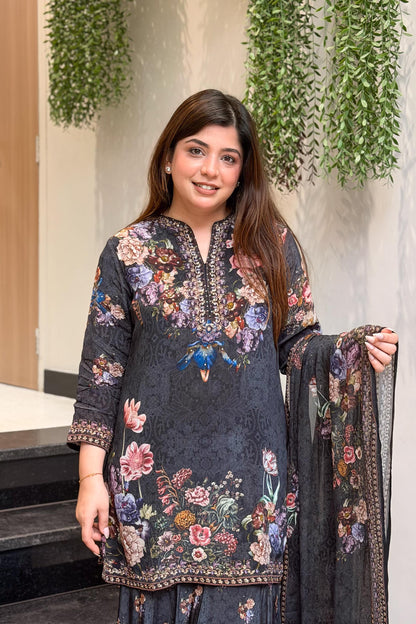 Amala Floral Printed Sharara Set