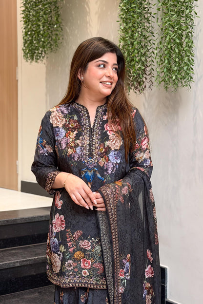 Amala Floral Printed Sharara Set