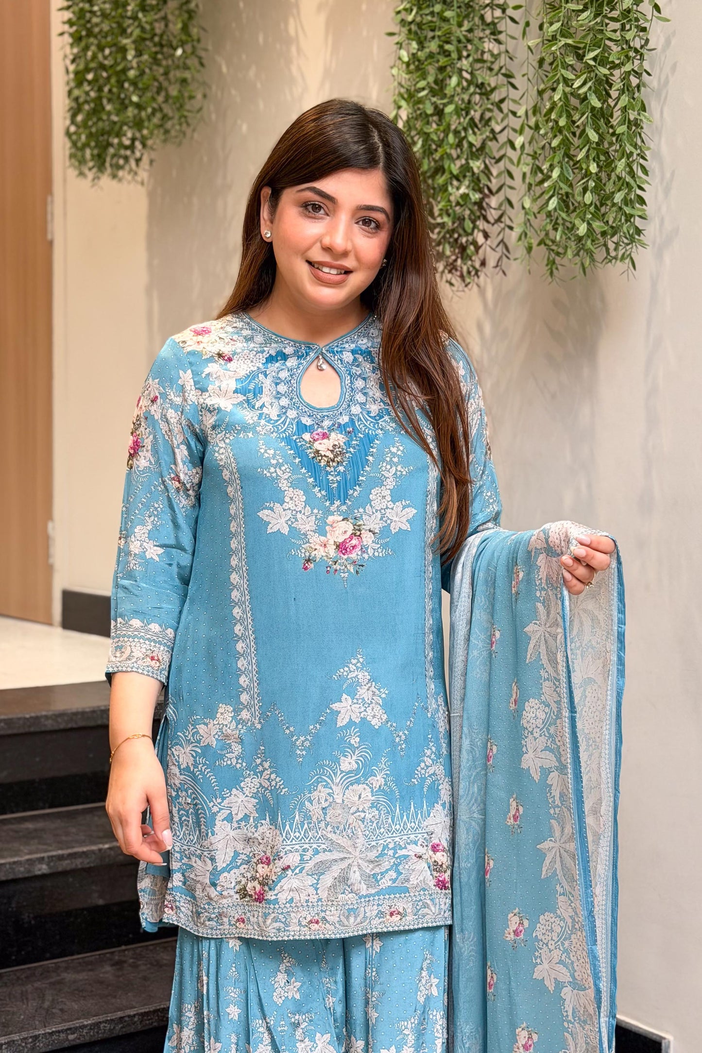 Amala Floral Printed Sharara Set