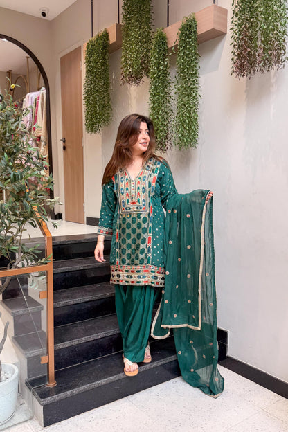 Ramini Embroidered Suit Set