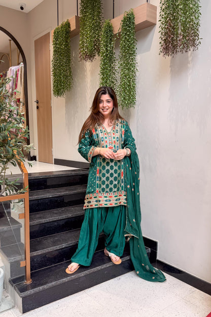 Ramini Embroidered Suit Set