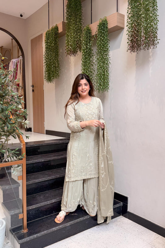 Maryam Hand Embroidered Suit Set