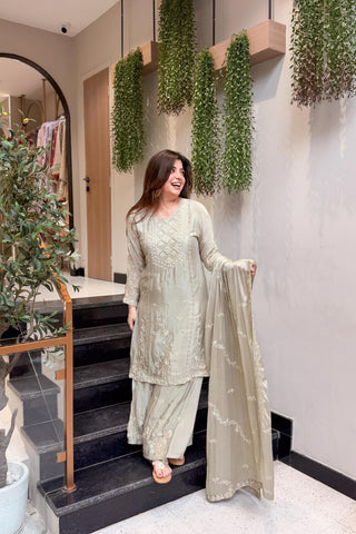 Maryam Hand Embroidered Suit Set